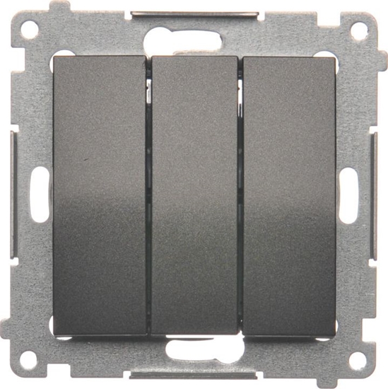 Изображение Kontakt-Simon cznik potrójny Simon 54 antracyt (DW31.01/48)