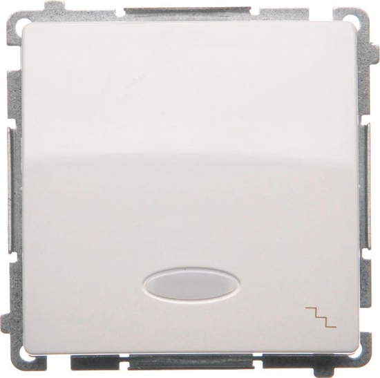 Picture of Kontakt-Simon cznik schodowy podwietlany biay - BMW6L.01/11