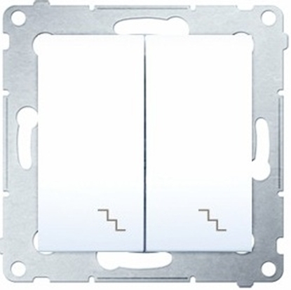 Attēls no Kontakt-Simon cznik schodowy podwójny biay - DW6/2.01/11