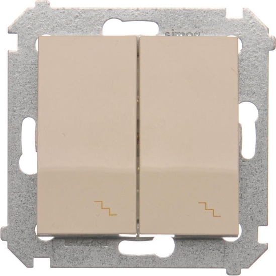 Picture of Kontakt-Simon cznik schodowy podwójny kremowy - DW6/2.01/41