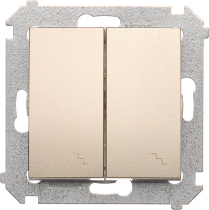 Attēls no Kontakt-Simon cznik schodowy podwójny zoty mat - DW6/2.01/44