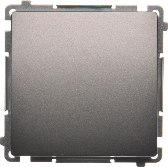 Изображение Kontakt-Simon cznik schodowy Simon Basic pojedynczy 10AX 250V stal inox (BMW6.01/21)