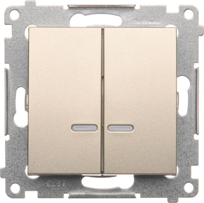 Attēls no Kontakt-Simon cznik wiecznikowy z podwietleniem zoty mat - DW5BL.01/44