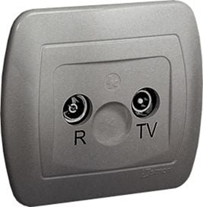 Изображение Kontakt-Simon Gniazdo antenowe Simon Akord R-TV kocowe aluminium (AAK/26)