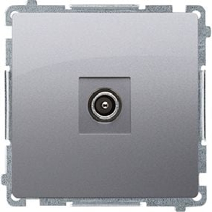 Изображение Kontakt-Simon Gniazdo antenowe Simon Basic RTV kocowe inox (BMAK3.01/21)