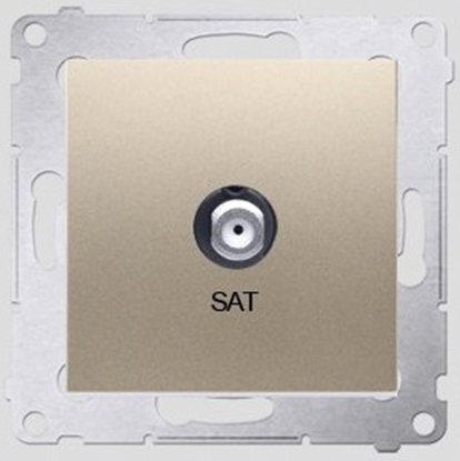 Attēls no Kontakt-Simon Gniazdo antenowe SIMON54 SAT zote - DASF1.01/44