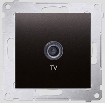 Attēls no Kontakt-Simon Gniazdo antenowe SIMON54 TV kocowe antracyt (DAK1.01/48)