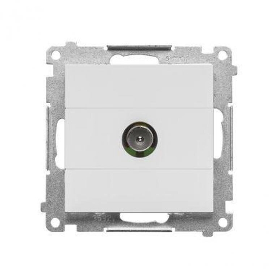 Изображение Kontakt-Simon Gniazdo antenowe TV single (modu). For individual installations Light gray matte TAK1.01/114