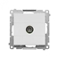 Attēls no Kontakt-Simon Gniazdo antenowe TV single (modu). For individual installations Light gray matte TAK1.01/114