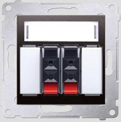 Attēls no Kontakt-Simon Gniazdo gonikowe SIMON54 podwójne antracyt - DGL32.01/48