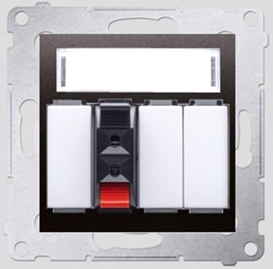 Изображение Kontakt-Simon Gniazdo gonikowe SIMON54 pojedyncze antracyt - DGL31.01/48