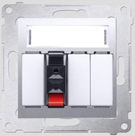 Изображение Kontakt-Simon Gniazdo gonikowe SIMON54 pojedyncze srebrny - DGL31.01/43