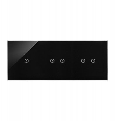 Изображение Kontakt-Simon Panel dotykowy 3 moduy 1 pole dotykowe 2 pola dotykowe poziome 2 pola dotykowe poziome stygnita lawa DSTR3122/73