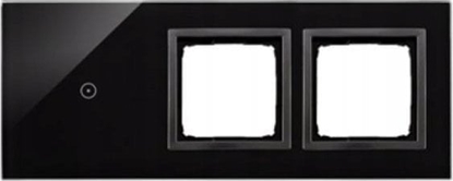Изображение Kontakt-Simon Panel dotykowy 54 Touch DSTR3100/73 trzy moduy jedno pole dotykowe otwór na osprzt otwór na osprzt zastyga lawa