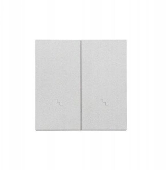 Изображение Kontakt-Simon Podwójny klawisz z piktogramami do schodów SW6/2WM Aluminium mat TKW6/2/143
