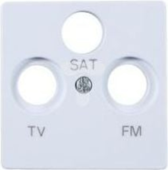 Изображение Kontakt-Simon Pokrywa gniazda antenowego RD/TV/SAT biaa (82037-30)