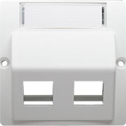 Изображение Kontakt-Simon Pokrywa gniazda teleinformatycznego skona z polem opisowym biay (BMGKS2P/11)