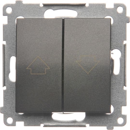 Изображение Kontakt-Simon Przycisk aluzjowy antracyt - DZP1.01/48