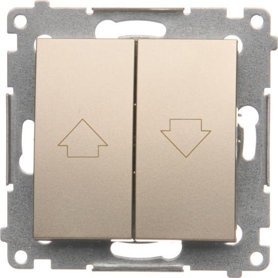 Изображение Kontakt-Simon Przycisk aluzjowy zoty mat - DZP1.01/44