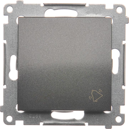 Изображение Kontakt-Simon Przycisk dzwonek antracyt - DD1.01/48