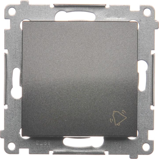 Изображение Kontakt-Simon Przycisk dzwonek antracyt - DD1.01/48