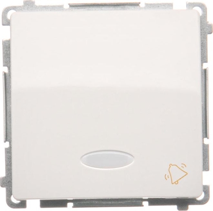 Изображение Kontakt-Simon Przycisk dzwonek podwietlany biay - BMD1L.01/11