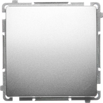 Изображение Kontakt-Simon Przycisk dzwonek Simon Basin pojedynczy 10AX 250V satynowy (BMD1.01/29)