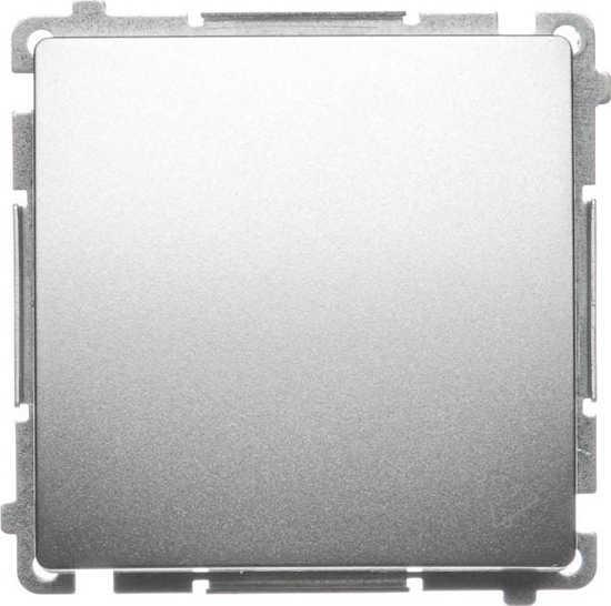 Изображение Kontakt-Simon Przycisk dzwonek Simon Basin pojedynczy 10AX 250V satynowy (BMD1.01/29)