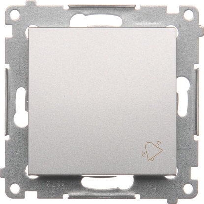 Attēls no Kontakt-Simon Przycisk dzwonek srebrny mat - DD1.01/43