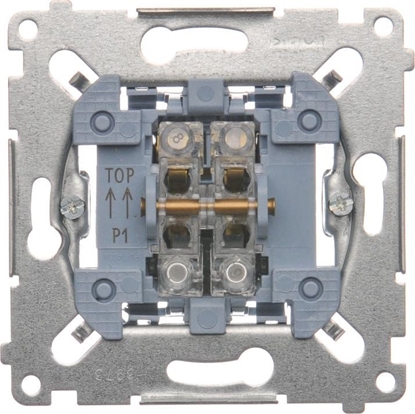 Изображение Kontakt-Simon Przycisk podwójny Simon 54 zwierny mechanizm 10AX 250V (SP2M)