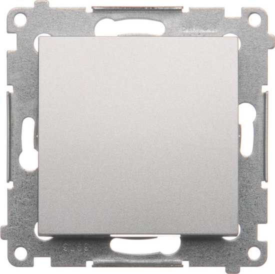 Изображение Kontakt-Simon Przycisk pojedynczy zwierny srebrny mat - DP1.01/43