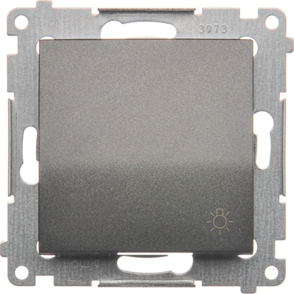 Изображение Kontakt-Simon Przycisk wiato antracyt - DS1.01/48