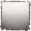 Изображение Kontakt-Simon Przycisk wiato Simon Basic pojedynczy 10AX 250V srebrny mat (BMS1.01/43)