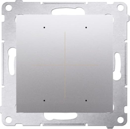 Изображение Kontakt-Simon Simon 54 GO Kontroler przyciskowy 30 akcji do obsugi sterow. sterowany smartfonem WiFi 230V (modu) srebrny mat DEK1W.01/43