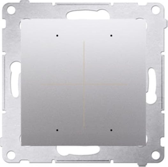 Изображение Kontakt-Simon Simon 54 GO Kontroler przyciskowy 30 akcji do obsugi sterow. sterowany smartfonem WiFi 230V (modu) srebrny mat DEK1W.01/43