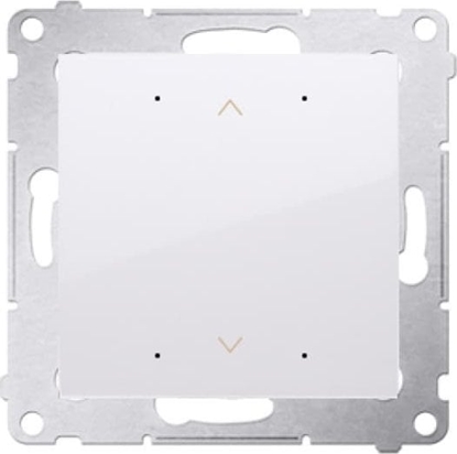 Изображение Kontakt-Simon Simon 54 GO Sterownik przyciskowy do obsugi rolety aluzji sterowany smartfonem WiFi 2x5A 230V (modu) biay DEZ1W.01/11