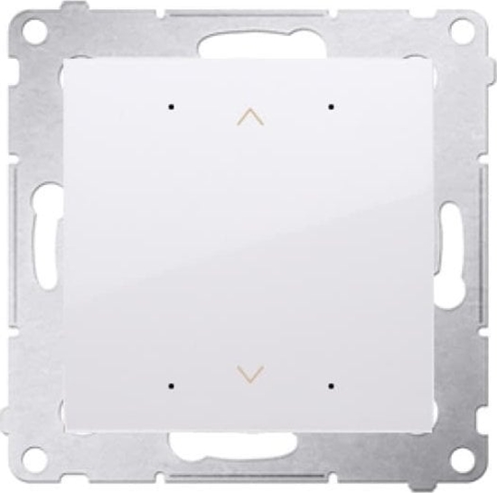 Изображение Kontakt-Simon Simon 54 GO Sterownik przyciskowy do obsugi rolety aluzji sterowany smartfonem WiFi 2x5A 230V (modu) biay DEZ1W.01/11