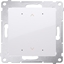Изображение Kontakt-Simon Simon 54 GO Sterownik przyciskowy do obsugi rolety aluzji sterowany smartfonem WiFi 2x5A 230V (modu) biay DEZ1W.01/11