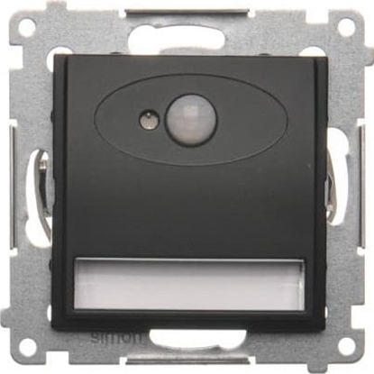 Изображение Kontakt-Simon Simon 54 Oprawa owietleniowa LED z czujnikiem ruchu 14 V DC 0.78 W biae ciepe 3100K czarny mat wym zasilacz 14V DOSC14.01/49