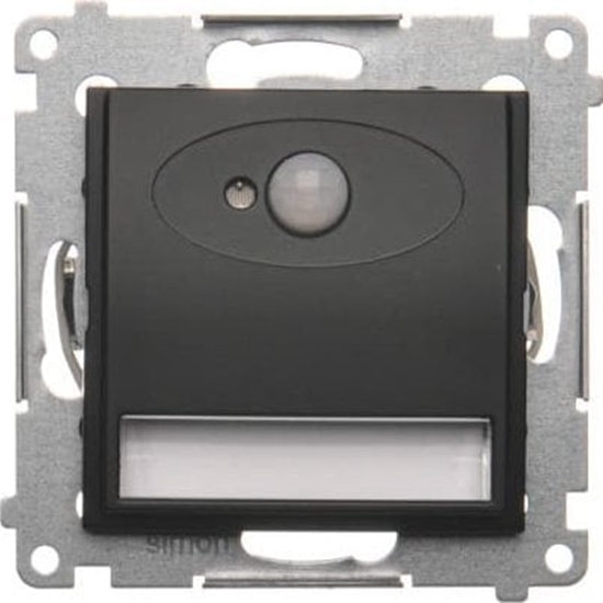 Изображение Kontakt-Simon Simon 54 Oprawa owietleniowa LED z czujnikiem ruchu 14 V DC 0.78 W biae ciepe 3100K czarny mat wym zasilacz 14V DOSC14.01/49