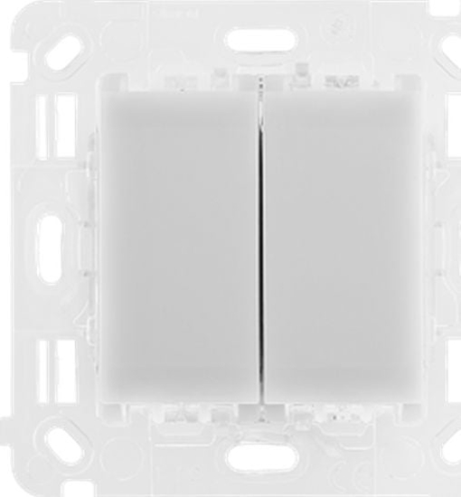 Изображение Kontakt-Simon Simon 54 Touch mechanizm Przycisk podwójny sterujcy do ST2M, do tworzenia ukadu schodowego lub krzyowego ST2S