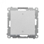 Picture of Kontakt-Simon Simon 55 cznik dwubiegunowy (modu) 10 AX, 250 V~ szybkozcza aluminiowe matowe TW2.01/143