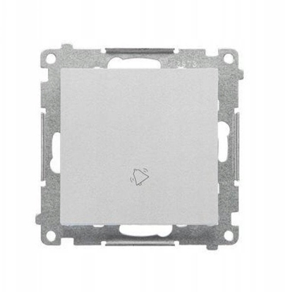 Изображение Kontakt-Simon Simon 55 Przycisk dzwonek (modu) 10 AX, 250 V~, szybkozcza Aluminium mat TD1.01/143
