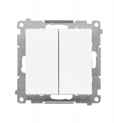 Изображение Kontakt-Simon Simon 55 Przycisk poczwórny (modu) 10 AXm, 250 V~, zcza biay mat TP4.01/111