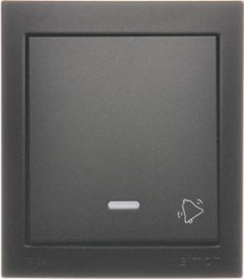 Picture of Kontakt-Simon Simon Aquaclick Przycisk dzwonek z podwietleniem, 10 AX, 250 V czarny ACD1L/49