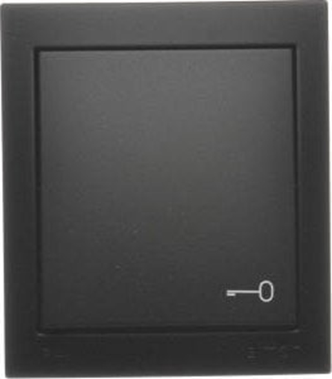 Picture of Kontakt-Simon Simon Aquaclick Przycisk zwierny z piktogramem klucza, 10 AX, 250 V czarny ACPK1/49