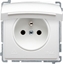 Изображение Kontakt-Simon Simon Basic Gniazdo wtyczkowe Schuko do wersji IP44 (modu) 16A, 250V~,zaciski rubowe biay BMGSZ1B.01/11