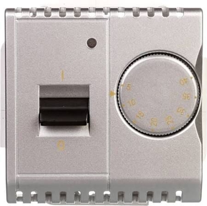 Изображение Kontakt-Simon Simon Basic Regulator temperatury z czujnikiem wewntrznym 16A 230V srebrny mat (BMRT10w.02/43)