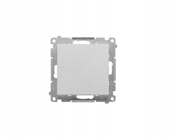 Picture of Kontakt-Simon Simon cznik jednobiegunowy (modu) 10 AX, 250 V~, szybkozcza aluminiowe matowe TW1.01/143