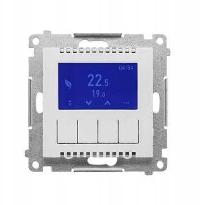 Изображение Kontakt-Simon Termostat programowalny z wywietlaczem jasnoszary mat TETD1A.01/114